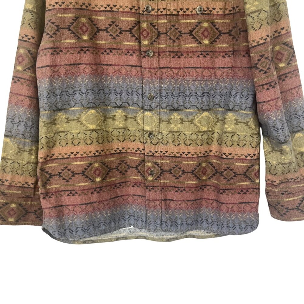 Cabelas Aztec Southwest Patterned Button-Up Shirt… - image 4